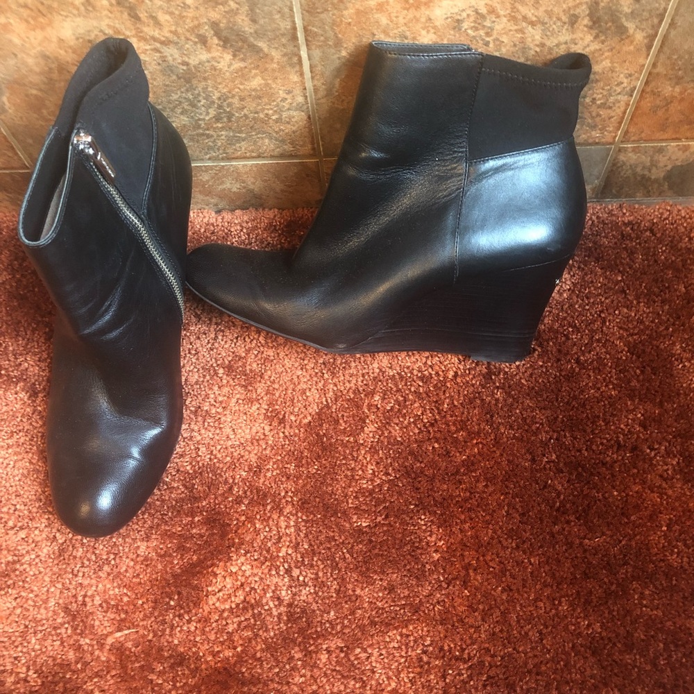 Michael Kors leather booties